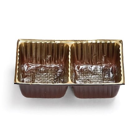 Nashville Wraps Gold, 2 Piece Candy Trays, 2 1/16x1 11/16x7/8, 50PK 50CTG2P