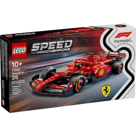 Lego Speed Champions Ferrari SF-24 F1 Race Car Building Set Multi 275 pc 77242
