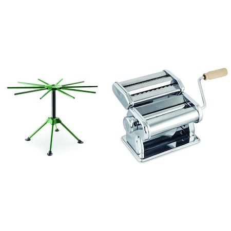 Fantes Pasta Machine & Collapsible Pasta Dry Rack BUN000689