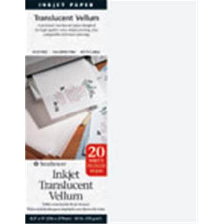 Strathmore Ink Jet Laser Translucent Vellum 8.5 X 11 50 Sheets 59-854