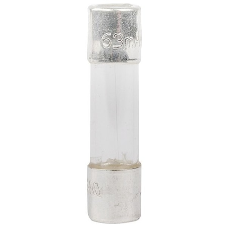 Eaton Bussmann Ceramic Fuse, GMA Series, Fast-Acting, 0.06A, 250V AC, 35A at 250V AC, 100 PK BK/GMA-63-R
