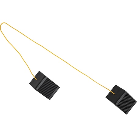 Buyers Products Wheel Chock, 3 In H, Black, Rubber WC35225
