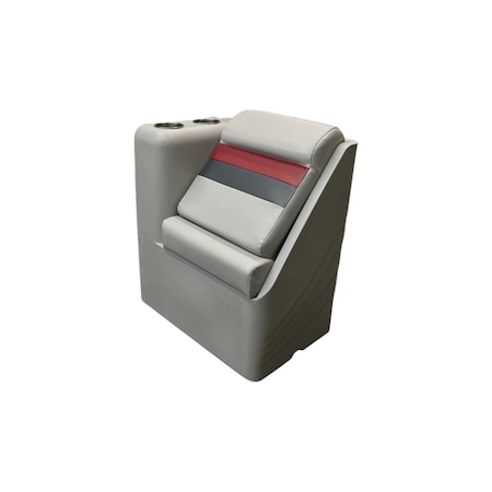 Horizon Mfg Premium Series Left Radius Lean Back Gray/Red/Charcoal 3017-ABEC