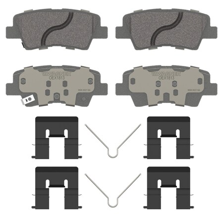 Wagner Brake OEX Rear Disc Brake Pad Set Premium Ceramic,  OEX1813