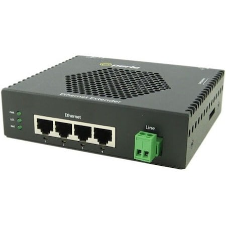 Perle Systems Perle eX-4S1110-TB-XT Ethernet Extender - 4 x Network (RJ-45) 06003790