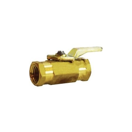 Midland Industries VALVE BALL MINTR 1/4IN FNPT X FNPT 2 BRS 46440