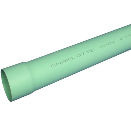 Genova JM Eagle Pipe, 6 in, 10 ft L, Solvent Weld, PVC, White 30601