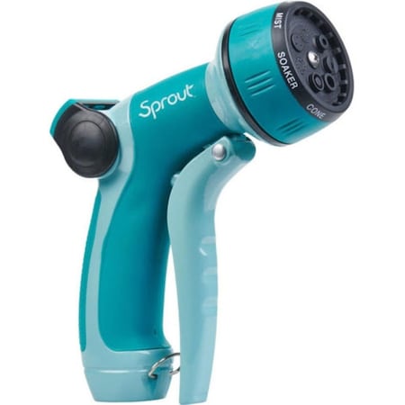 Gardencontrol Sprout Metal Front Trigger 7 Pattern Nozzle GA3326052