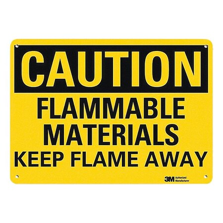 Lyle Caution Sign, 10 in H, 14 in W, Plastic, Horizontal Rectangle, English, U4-1312-NP_14X10 U4-1312-NP_14X10