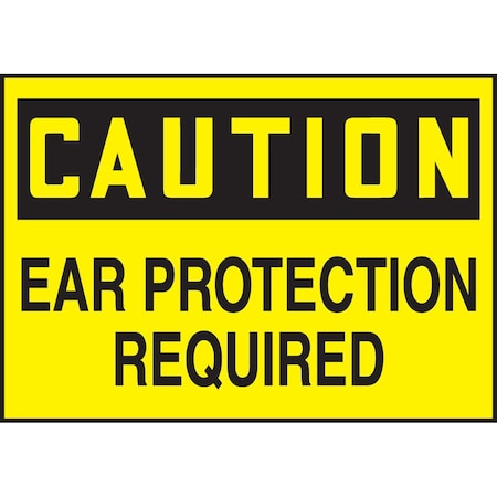 Accuform OSHA CAUTION SAFETY LABEL EAR LPPE606XVE