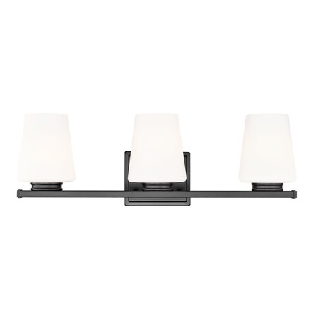 Z-Lite Nextra Matte Black 3 Light Vanity 7703-3V-MB