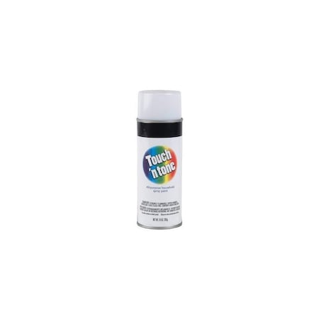 Touch N Tone Spray Paint, Gloss, White, 10 oz, Aerosol Can 55274830