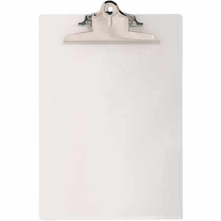 Saunders Mfg Saunders Transparent Clipboard with High Capacity Clip 21803 21803