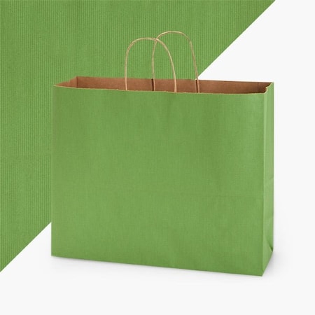 Nashville Wraps Apple Green Shadow Stripe Bags, Vogue 16x6x13, 250PK AGSBV