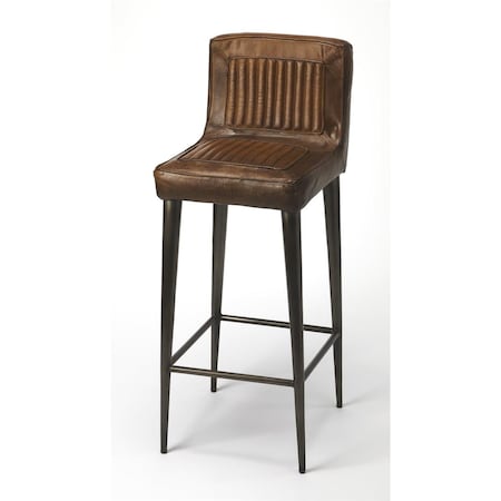 Butler Specialty Bar Stool, Brown - 15.75 W x 15.75 D x 42 H 4347344