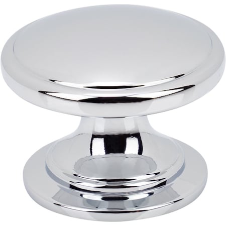Designperfect 1-1/4 Diameter Round Cabinet Knob, Polished Chrome, 25PK DPA25R18KPC