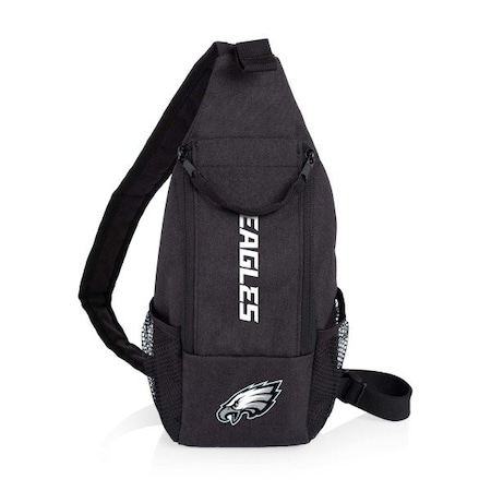 Picnic Time Family Of Brands Philadelphia Eagles - Strider Cooler Sling Bag, (Black) 759-00-179-244-2