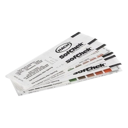 Hach Chemical Test Strips, 4 5/8 in L 2793828