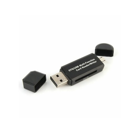 Sanoxy Micro USB OTG to USB 2.0 Adapter SD/Micro SD Card Reader With Standard USB Male SANOXY-KEYBOARD8