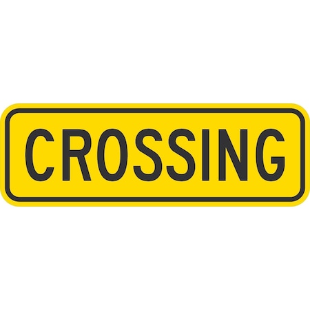 Lyle Crossing, 24x8, Non-Reflective, Yellow G-14534-NA_24x8
