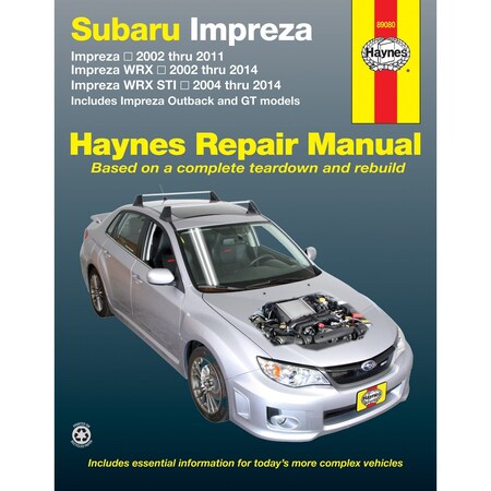 Haynes Manuals SUBARU IMPREZA & WRX 02-14 89080