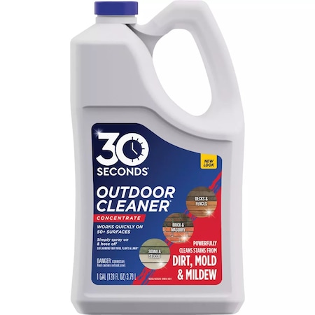 30 Seconds Outdoor Cleaner 1 Gal. Concentrate Algae Mold & Mildew Stain Remover 1G30SJ
