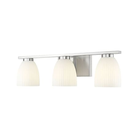 Z-Lite Naya 3-Light Vanity, 24 in W, Brushed Nickel 7518-3V-BN
