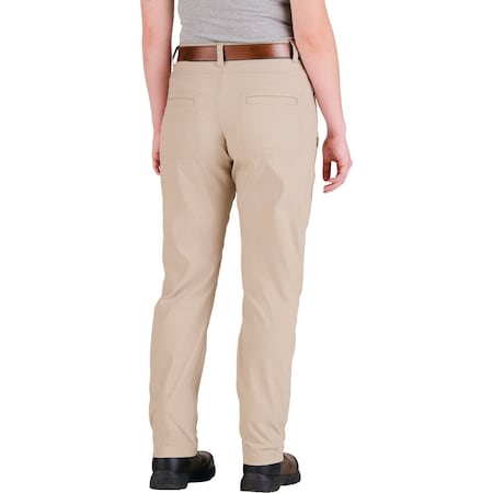 Berne Womens 4 Regular Beige Lightweight Flex Pro Pants WP813BEGR320