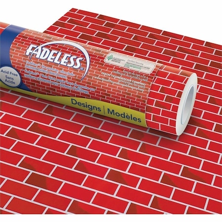 Fadeless Bulletin Board Art Paper, Red Brick PAC56475