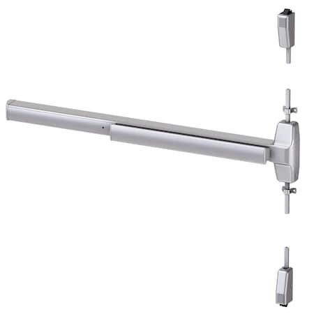 Von Duprin Grade 1 Surface Vertical Rod Exit Device, Wide Stile Pushpad, 48in Device, Exit Only, Less QEL7827EO 4 626
