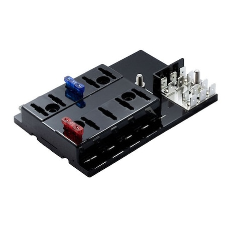 Optifuse Fuse Block for Regular Blade - Ground, 10P BLC-110-G