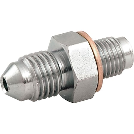 Allstar Performance -4 AN Male to 0.37 in.-24 Male Adapter Fittings, Nickel Plated, 2PK ALL50030