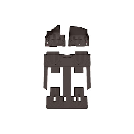 Weathertech Cocoa, Front and Rear Floorliners 471672-1-4