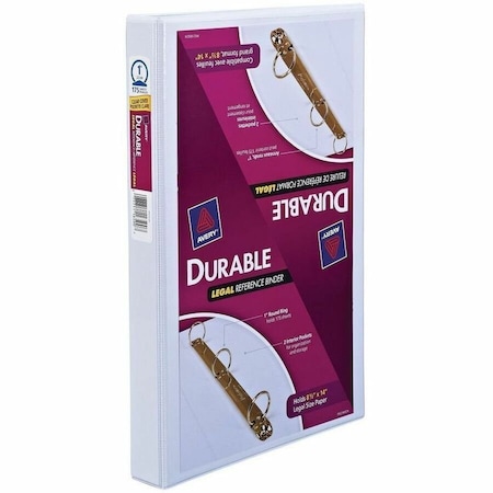 Avery Legal-Size Durable View Binder, 1" Round 16500