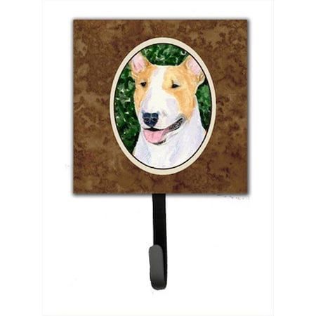 Carolines Treasures 4.25 x 6 in. Bull Terrier Leash Or Key Hook SS8873SH4
