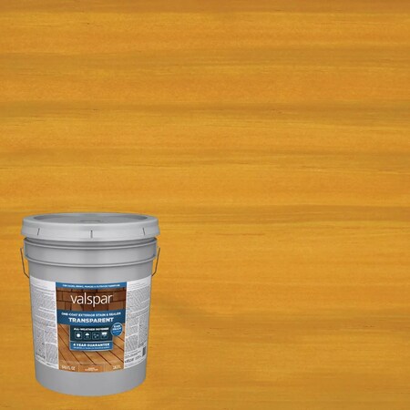Valspar Transparent Deck Stain Cedar Natural Tone 5 Gal. VL1028076-20