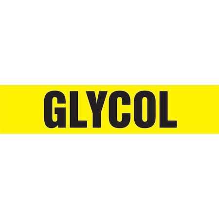 Accuform ASME ANSI PIPE MARKER GLYCOL RPK359STC
