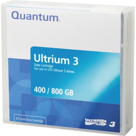 Quantum LTO Ultrium 3 Tape Cartridge - LTO Ultrium LTO-3 - 400GB (Native) / 800GB (Compressed) MR-L3MQN-01