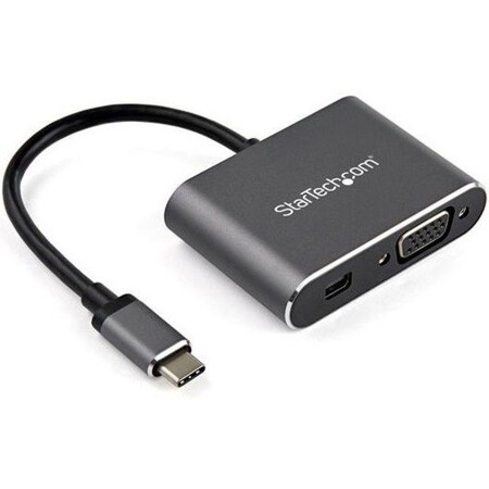 Startech.Com 2-IN-1 USB-C MULTIPORT VIDEO ADAPTER W/ MINI DISPLAYPORT 1.2 OR VGA - USB-C TO 4 CDP2MDPVGA