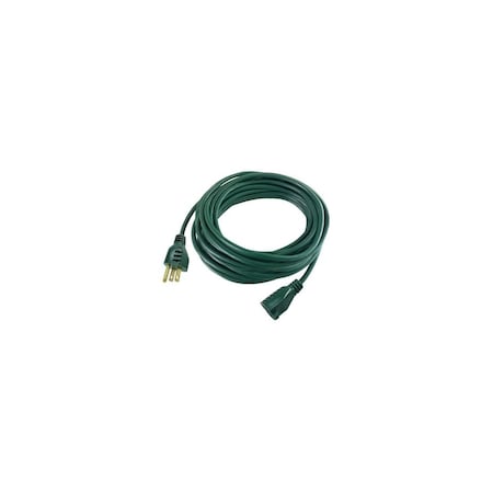 Master Electrician Extension Cord, 16/3, Green Vinyl, 40-Ft. 02356-05ME