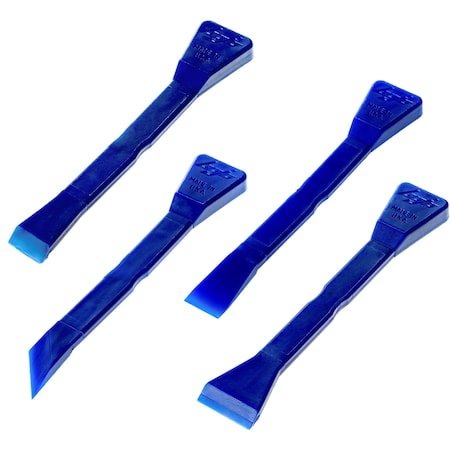 Bojo Tools 4-Piece Plastic Scraper Tool Kit - Medium Duty ATH-S-UNGL