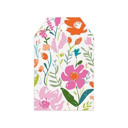 Nashville Wraps Wildflower Fields Gloss Gift Tag, 2.25X3.5, 50PK PTWFF