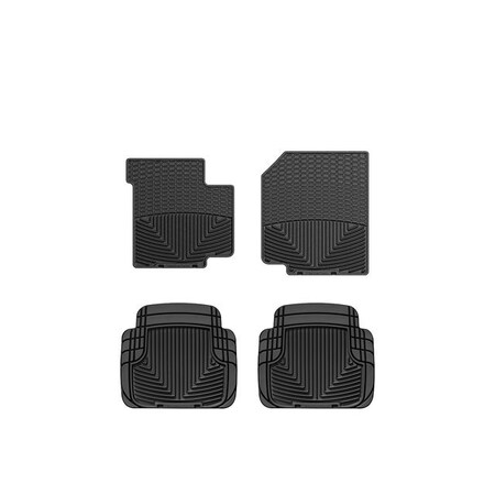 Weathertech Black, Front and Rear All Weather Floor Mats W225-W50
