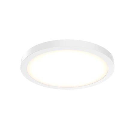 Dals Lighting Delta 14'' Square Indoor/Outdoor LED Flush Mount 120/277/347V, White CFLEDR14-CC-V-WH
