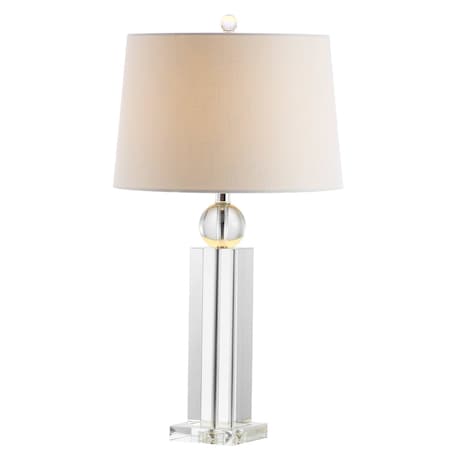 Jonathan Y Charlotte 28.5" Crystal LED Table Lamp, Clear JYL5004A