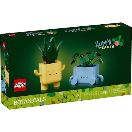 Lego Botanicals Happy Plants Building Set Multicolored 217 pc 10349