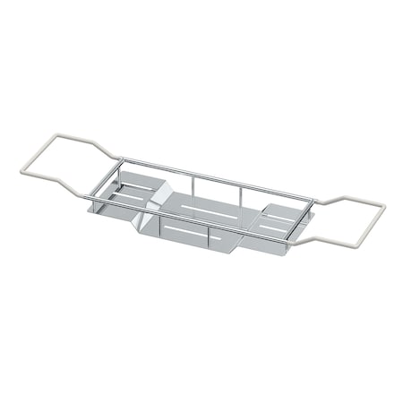 Gatco Modern Bath Tub Caddy, Adjustable, Chrome 1418C