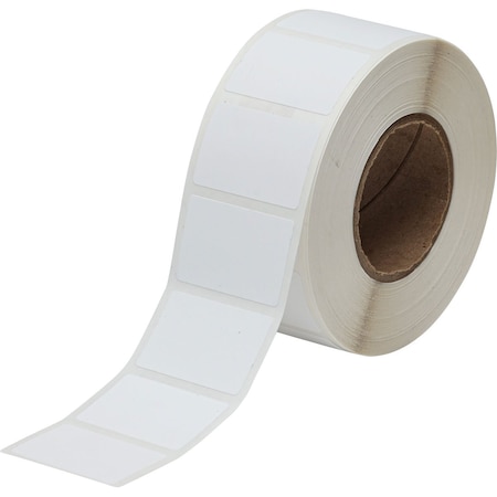 Brady BradyJet J2000 Paper Labels 1 in H x 1.5 in W White 1050/RL J20-235-2550