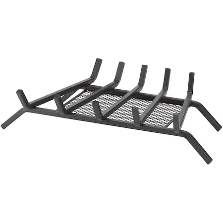 Home Impressions 20'' Steel Fireplace Grate with Ember Screen FG-1017
