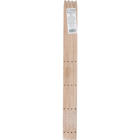 Madison Mill 36'' Oak Wood Plant Stake, 4PK 401108